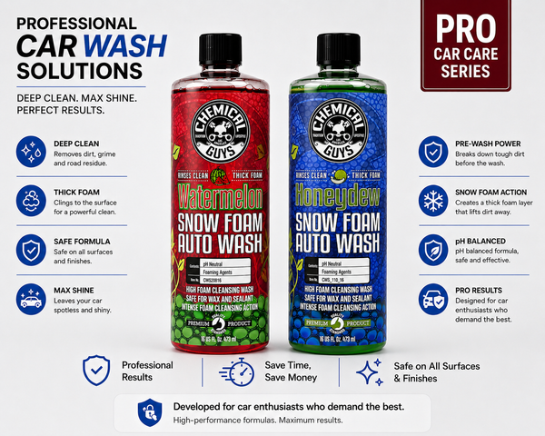 CAR WASH FORMULAS - 2 SNOW FOAM PH NEUTRAL ( In partnership with Chemical Guys )